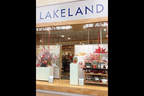 Lakeland Christmas window display